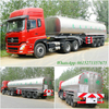 Stainless Steel 3-axle Milk Transportation Semi Trailer