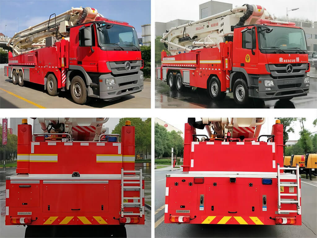 Long Span Water Tower Fire Trucks JP48 (3)