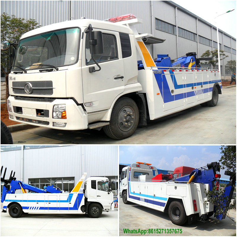 Dongfeng Tianjin 10T Towing Conjoined Road Wrecker