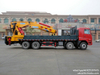 Truck Mounted Back Crane 80T Knuckle Boom Euro 3,4 ,5,6 Custermizing