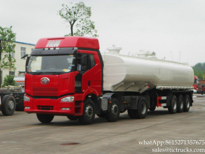 Dilute Sulfuric Acid Tanks Truck Trailer Plastic Lining Factory Sale