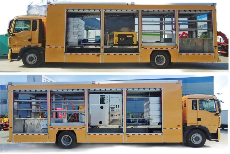 HOWO Mobile Water Purification Truck 
