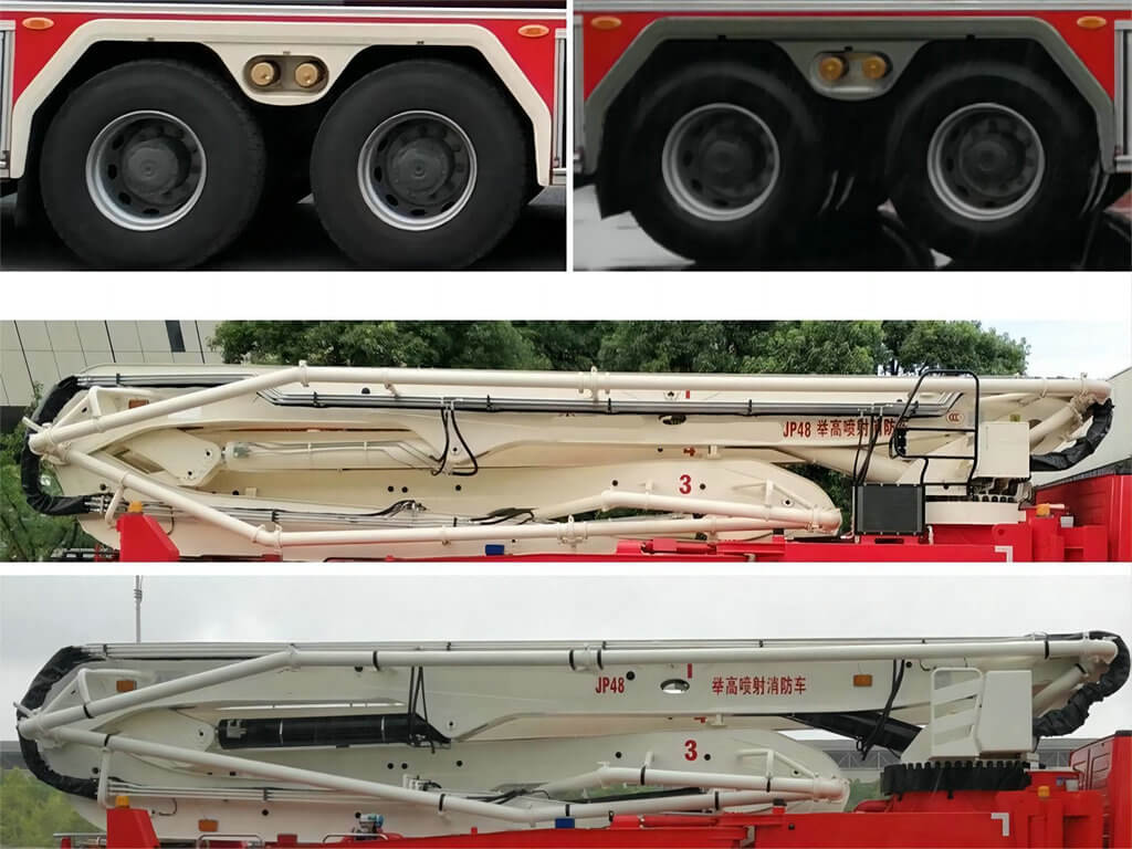 Long Span Water Tower Fire Trucks JP48 (4)