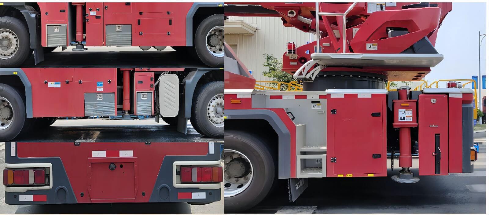 Aerial ladder fire trucks (120)