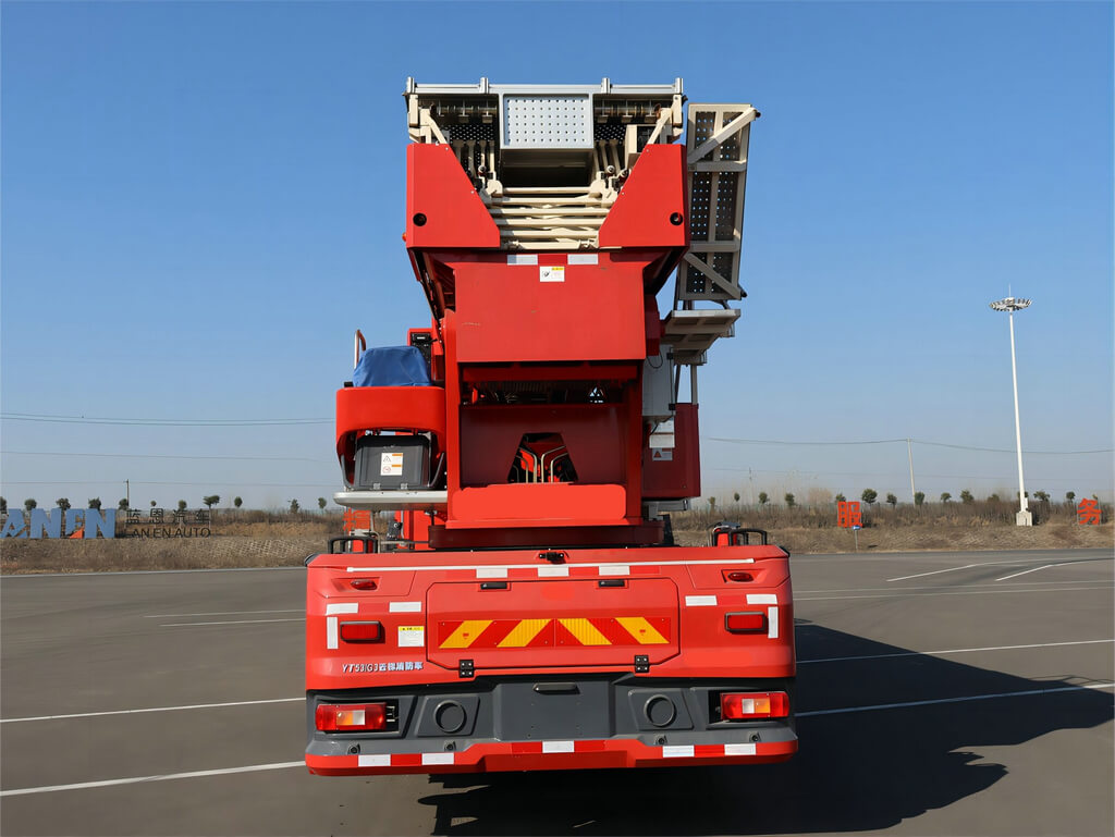 Aerial ladder fire trucks (6)
