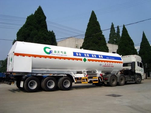 LNG Tank Trailer LNG Cryogenic Liquid Lorry Tanker(LO2 LAr LN2 LCO2)