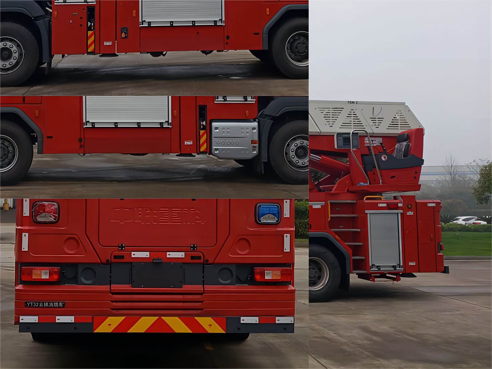 Aerial ladder fire trucks (144)