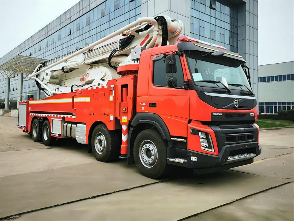 50JP Water Foam Tower Fire Truck s (8)