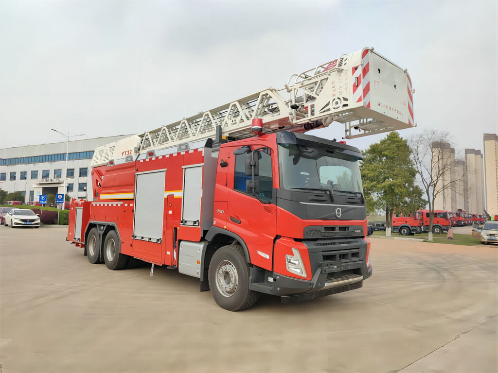  Volvo 53M Ladder Fire Truck
