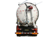 Customize HOWO Industrial Vacuum Tanker Truck For Dry Substances 25m3