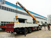 SHACMAN F3000 Cargo Truck Mounted Crane 14T XCMG SQS350K4Q Telescopic Boom