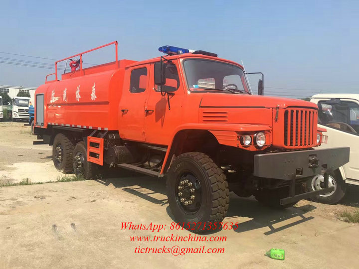 Dongfeng Off Road Fire Truck 6x6 Truck EQ2082E6D