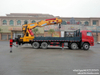 Truck Mounted Back Crane 80T Knuckle Boom Euro 3,4 ,5,6 Custermizing