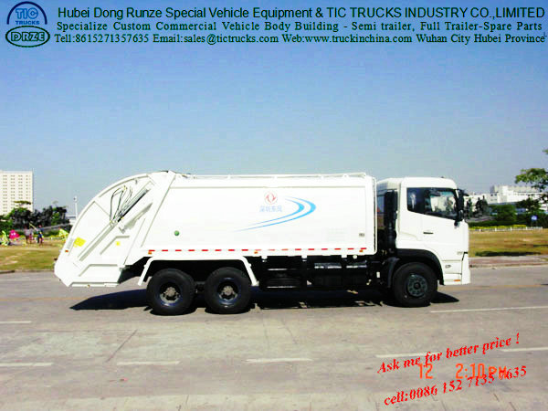 Dongfeng TianlongTrash Compactor Truck Garbage Truck(16-20T)