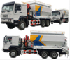 Sinotruck HOWO DRZ5255XHZ ANFO Explosive Mixing And Charging Trucks 6X6 