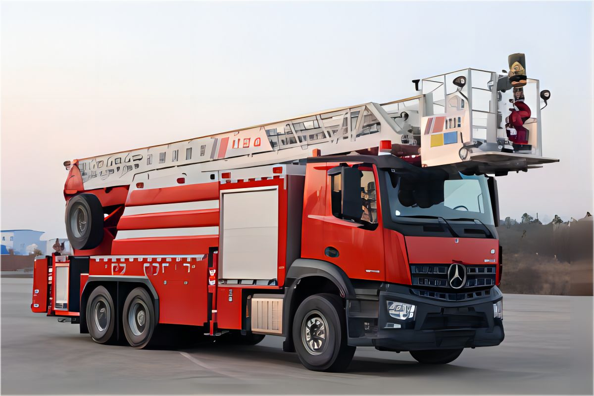 Aerial ladder fire trucks (67)