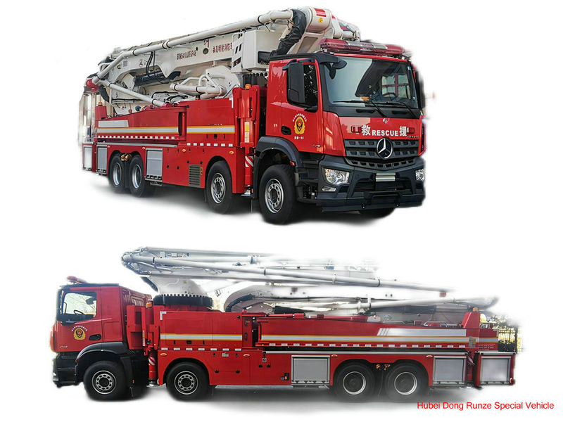 Actros 48m Long Span Water Tower Lifter Fire Truck JP48