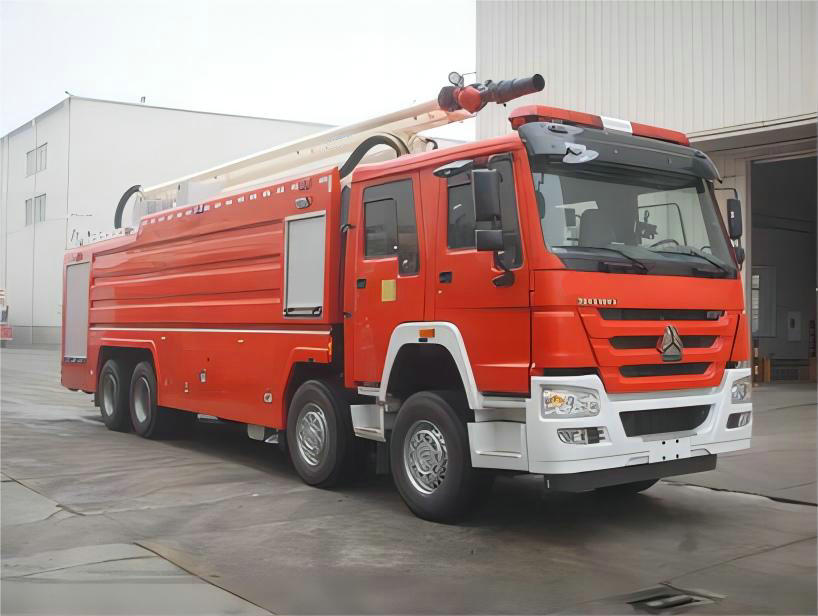water foam tower fire trucks Jp20