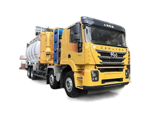 Customize SAIC Hongyan Soot Powder Industrial Vacuum Loader Truck 18m3