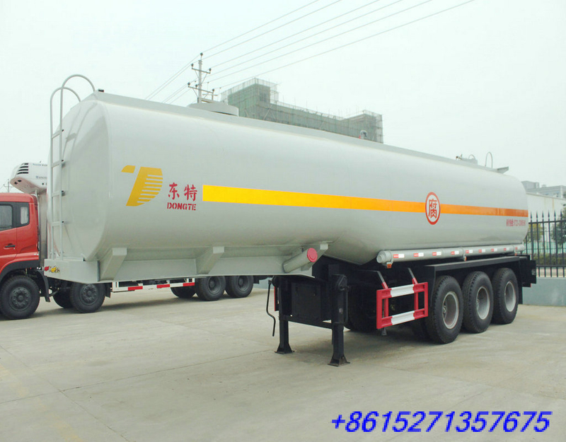 DTA9407GHY Chemical Acid Tank Trailer for 30% HCL