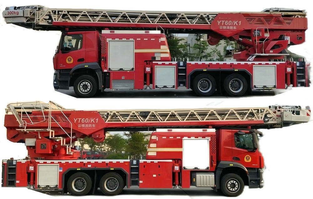 Arocs 6X4 YT60 Aerial Ladder Fire Truck