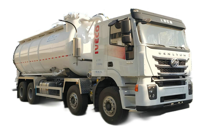 Customize SAIC Hongyan Supersucker Industrial Vacuum Loader Trucks 24m3