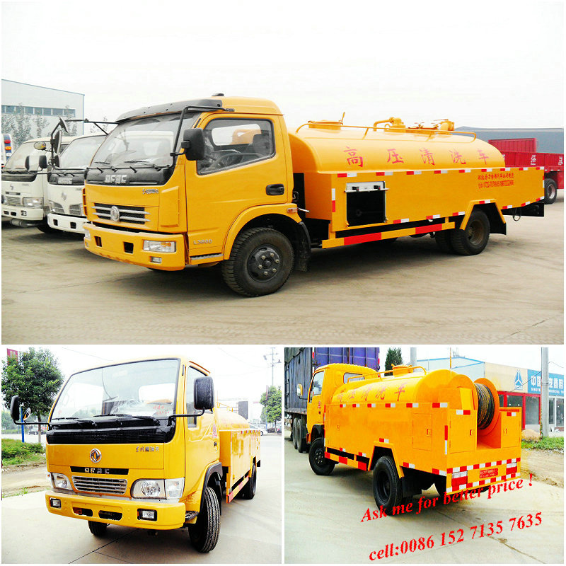 Dongfeng Mini High Pressure Cleaning Truck(2-3m3)