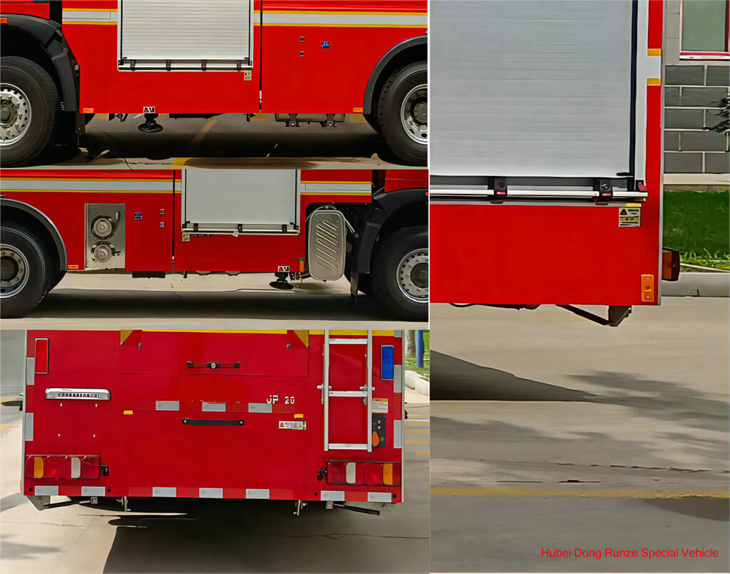 water foam tower fire truck (248)