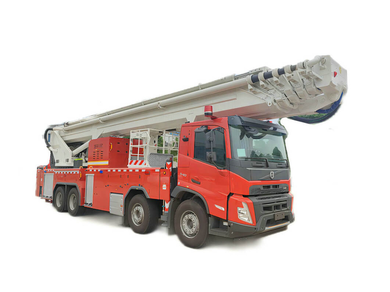 Volvo 12 Wheels Aerial 70m Platform Fire Truck