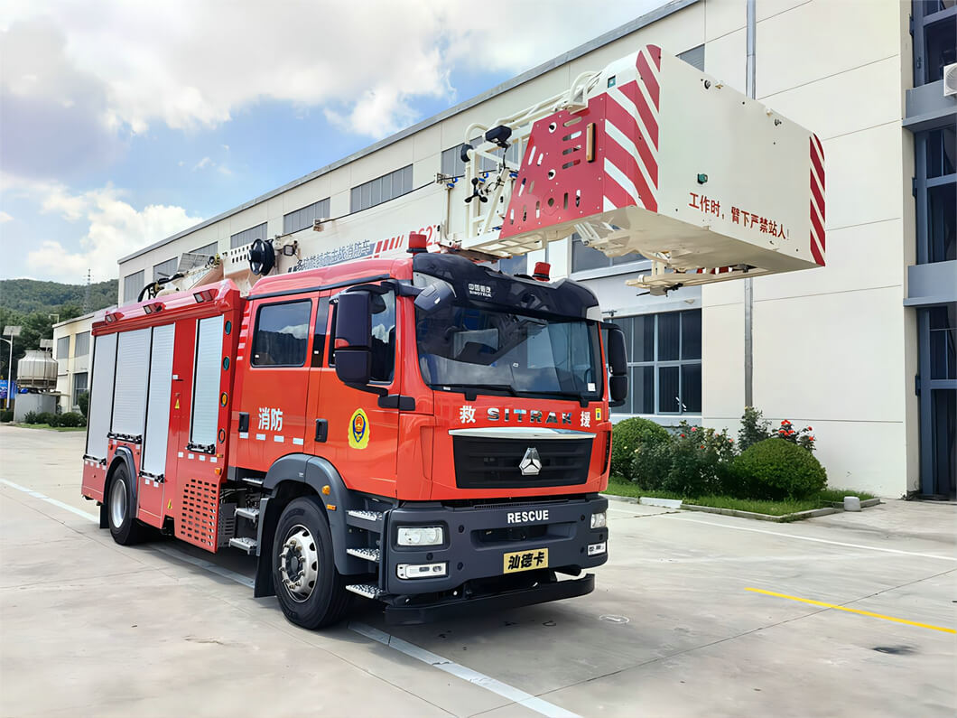 aerial ladder platform fire truck (1)