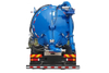 Customize Dongfeng Dry Hydrated Lime Powder Supersucker Vacuum Tanker Trucks 23m3