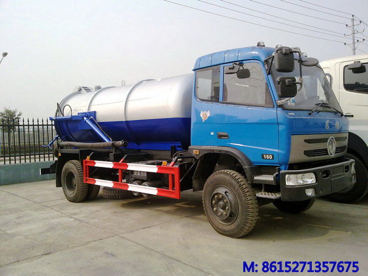 Dongfeng EQ1162GKJ Vacuum Tanker Truck 10000L LHD/RHD