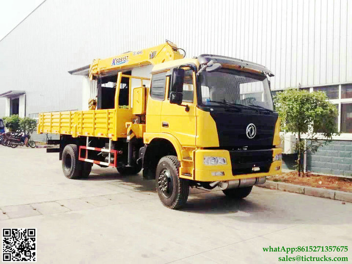 Dongfeng 4x4 Offroad 6ton Crane Truck