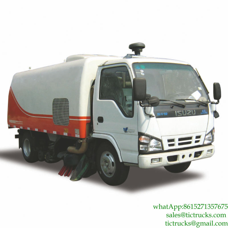 4.3m3 98HP Road Cleaner Truck ISUZU for sale