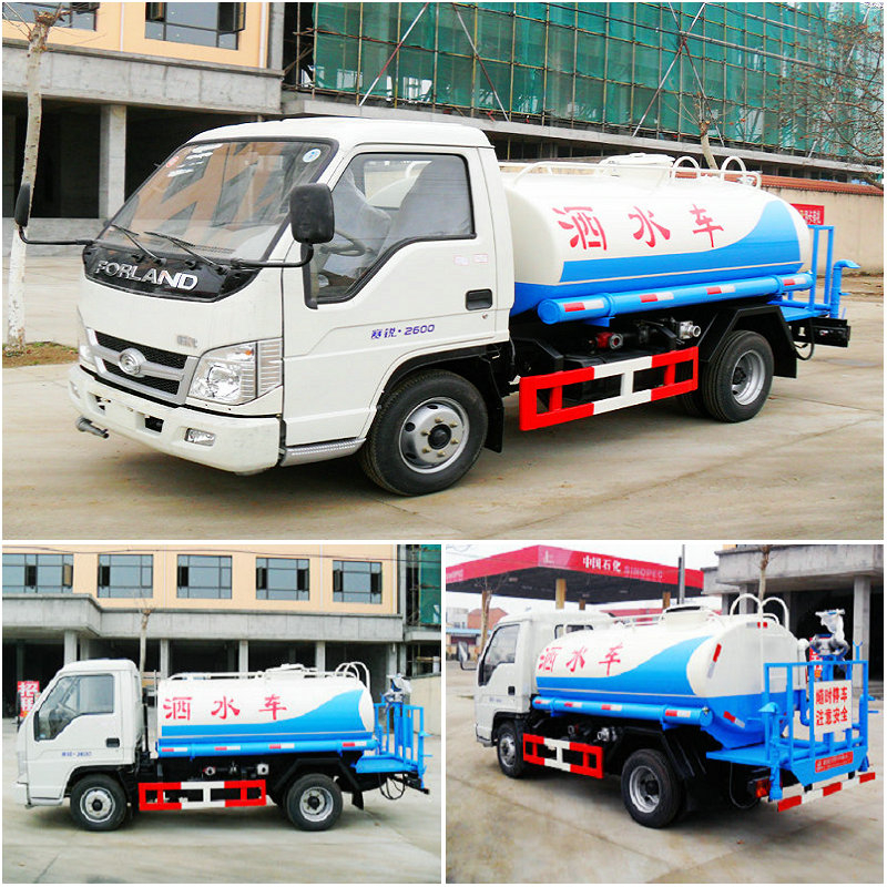 Foton 4x2 Small Water Tank Truck 3000L