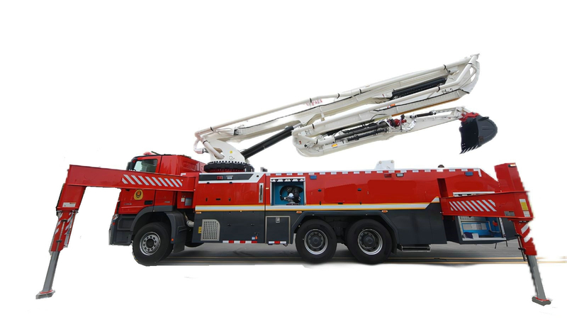JP23 Water Tower Fire Truck With Hydraulic Forcible Entry System
