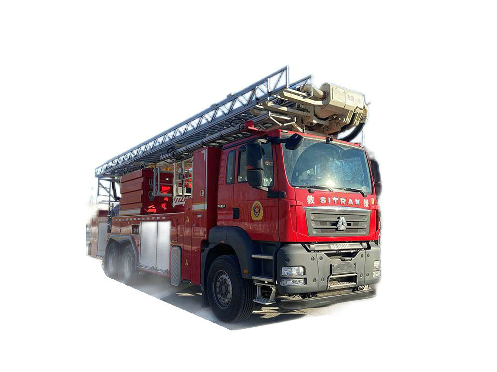 SITRAK 10 Wheels 32M 34M Aerial Platform Fire Resuce Truck 