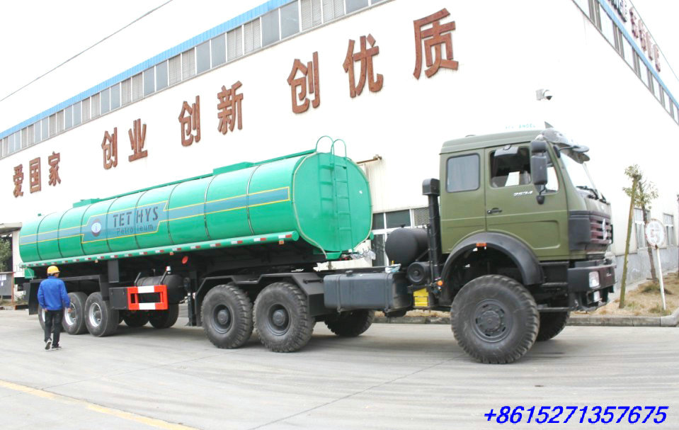 DTA crude oil bitumen tanker semitrailer 30cbm