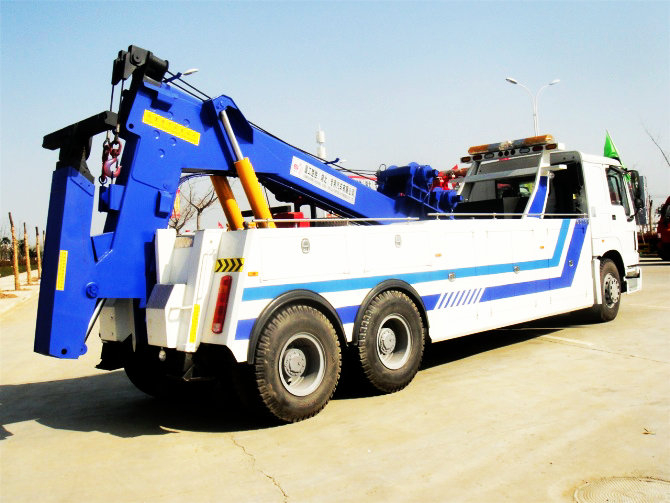 Howo Recovery Trucks Conjoined Towing Wrecker on Sale