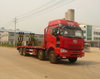 Flatbed Truck FAW 8x4 Flatbed Truck for Loading Excavator