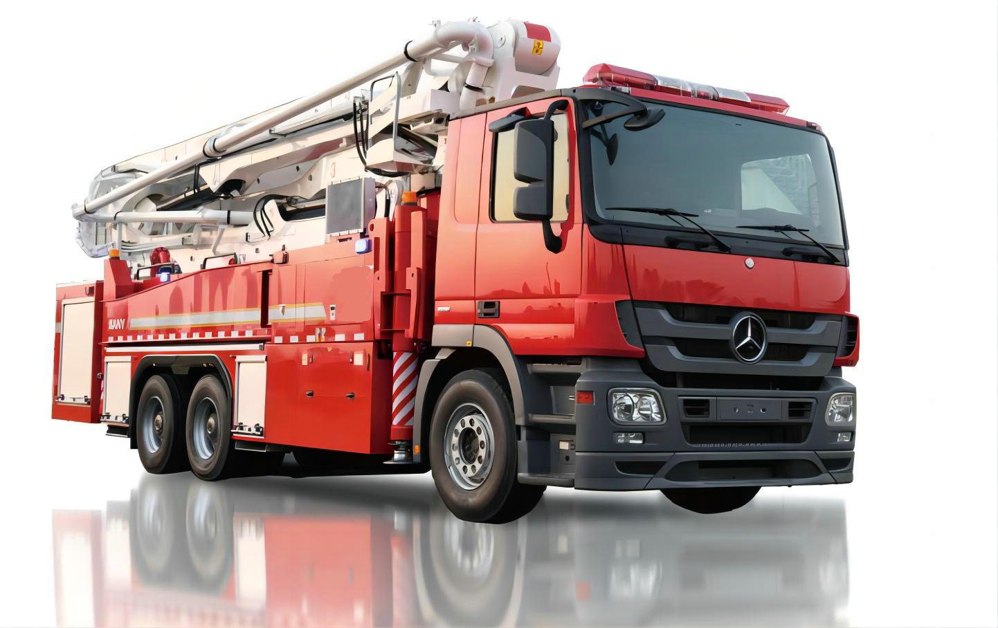 Actros 48m Long Span Water Tower Lifter Fire Truck JP48