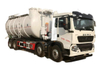 Customize HOWO Industrial Vacuum Tanker Truck For Dry Substances 25m3