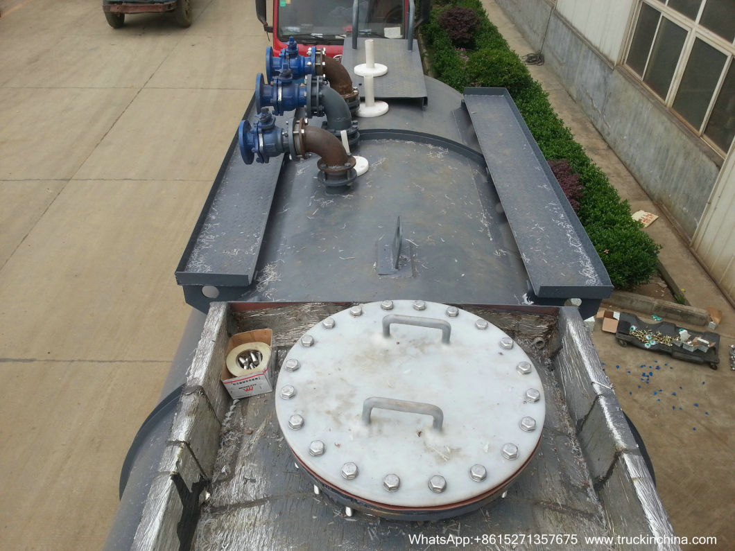 3 Axles Ammonium Hydroxide Tanker Trailer (Steel Tank Lined PE For Ammonia Water, Hydrochloride Acid, Pickling Waste Water, Chemical Liquid 8000USG -10000USG)