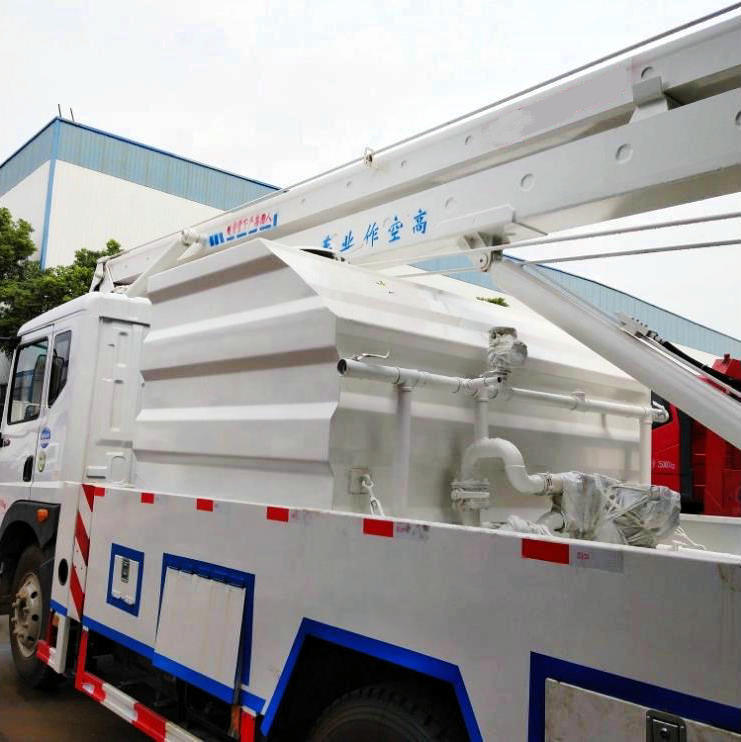 Aerial Work Platform Truck Mounted with Water Clean Tank (16m Bucket Lift, 4000L Water Tank)
