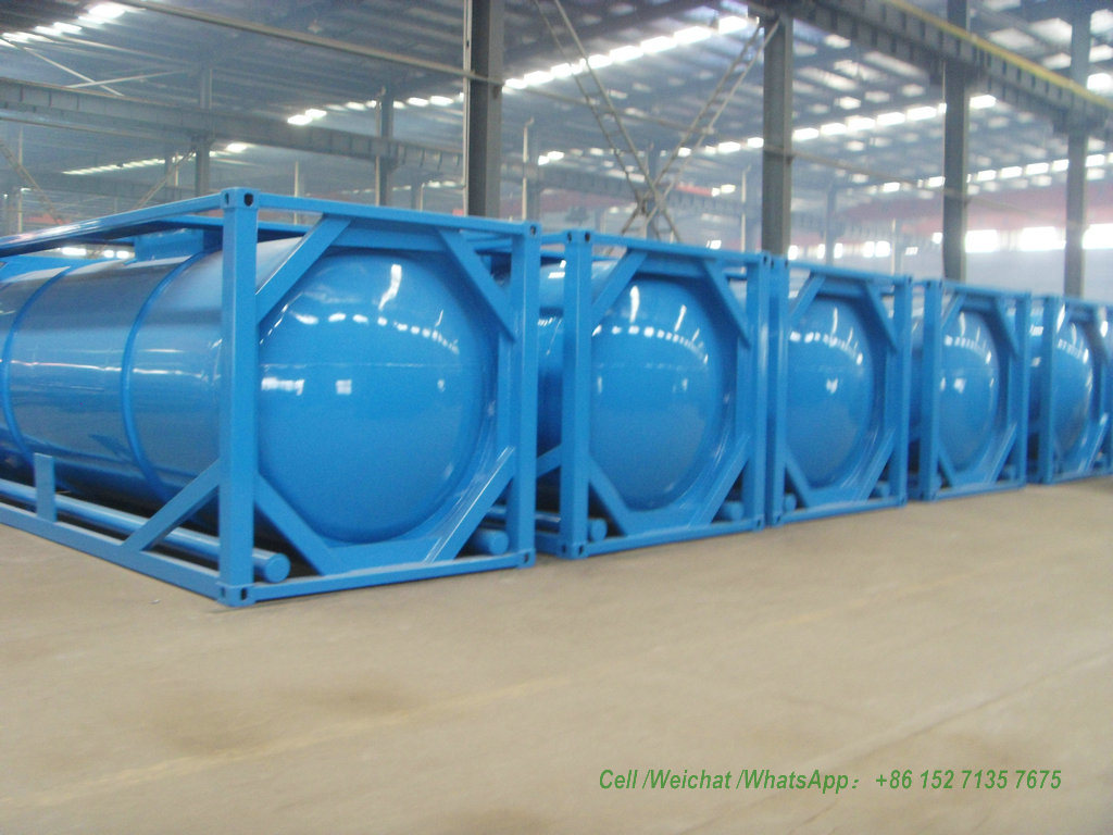 ISO Tank Container 20FT for Wast Water (Carbon Steel/Lined PE /Stainless Steel SS304 Transport Sewage Wast Water, Wast Oil, Wast chemical liquid)