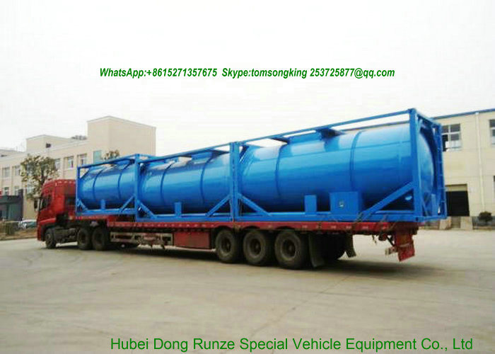 ISO Tank Container 20FT for Wast Water (Carbon Steel/Lined PE /Stainless Steel SS304 Transport Sewage Wast Water, Wast Oil, Wast chemical liquid)