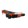 Customizing 4 Axles Low Bed Semi Trailer (80ton-150ton Lowboy Semi Trailer)