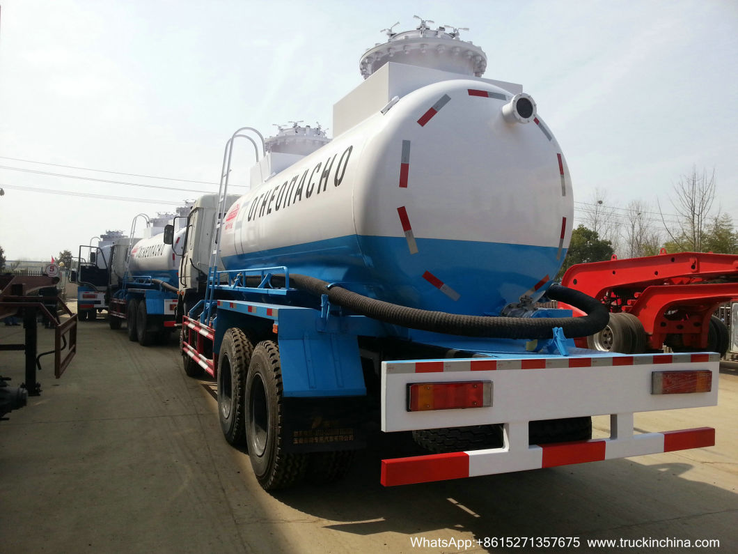 Vacuum Tanker for Oilfiled Wast Slurry Evacuation and Transport (14 CBM -20CBM Cesspit Emptier)