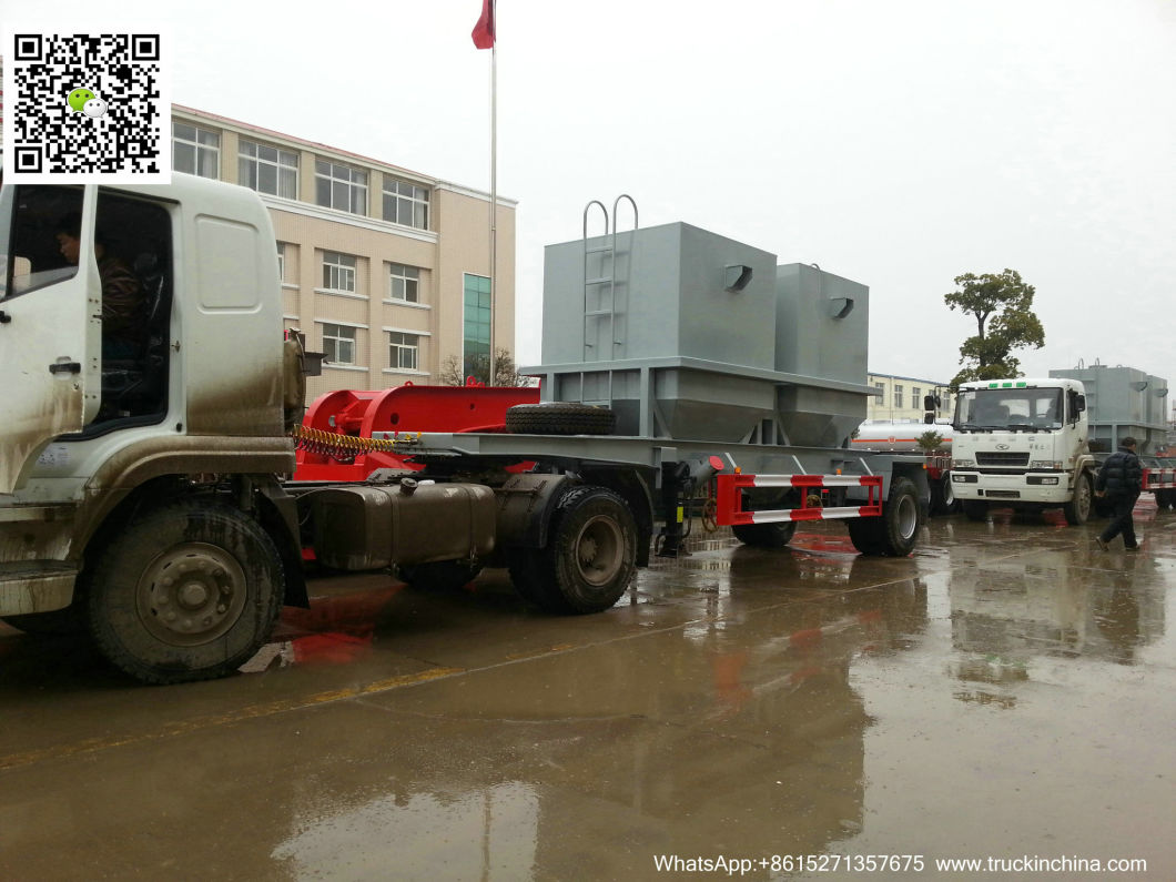 Customized Bulk Trailer Truck (1 Axle For Bulk Powder, Bean, Feed, Zinc Oxide Hopper Grain Distance Transport)