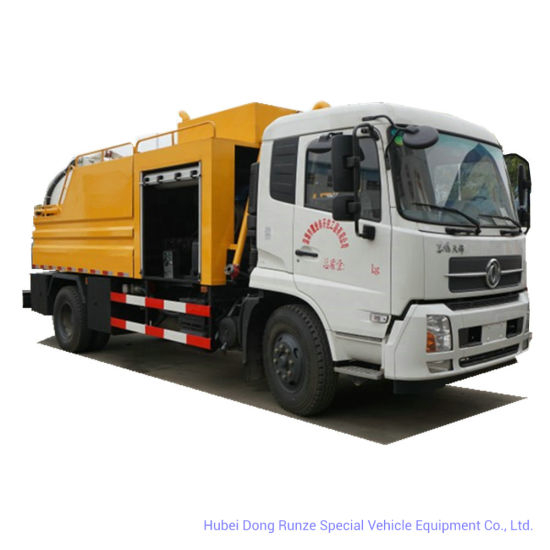 King Run Sewage Suction Truck Combined with Sewer Jetting Cleaning Truck (8cbm -10 cbmLHD -RHD)